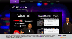 Desktop Screenshot of gospelmusicdj.com